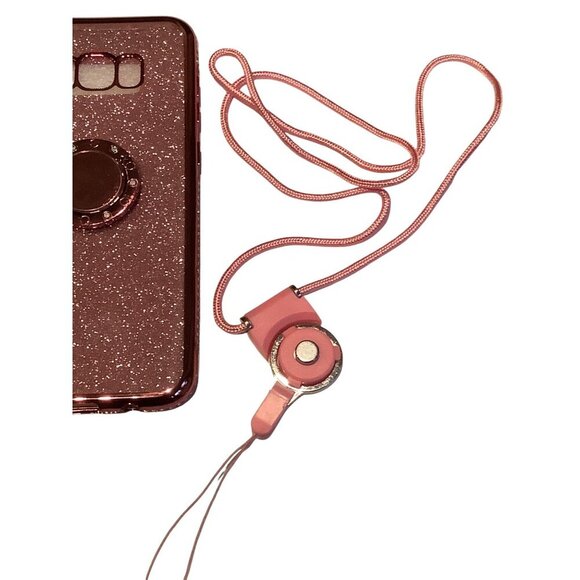 Soga Diamond Bling Glitter Phone Case Samsung Galaxy S8 / S8 Plus Rose Gold with - Picture 4 of 6